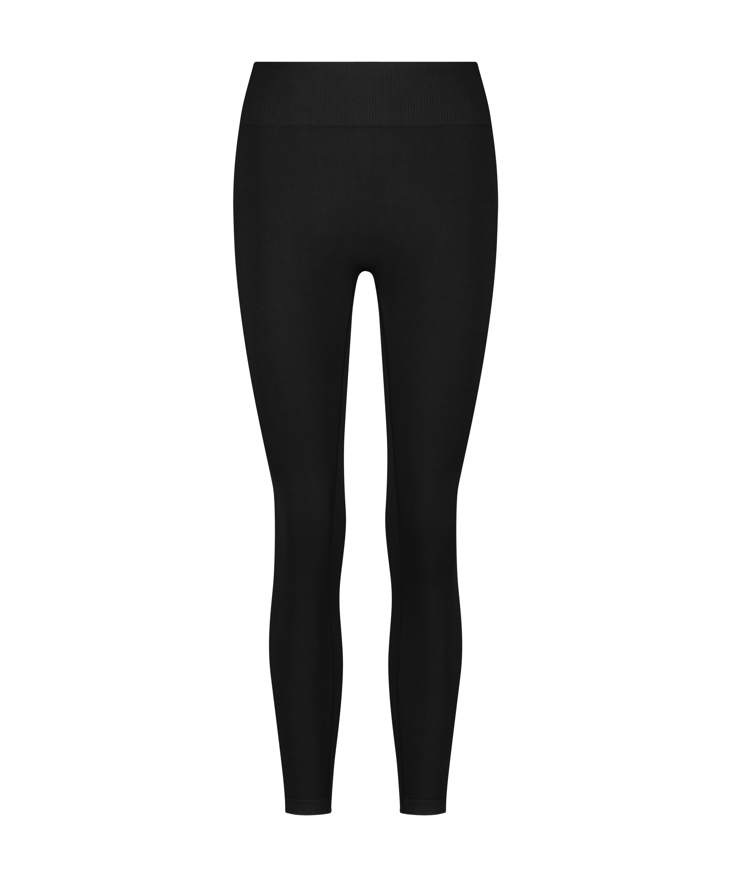 Legging de sport sans coutures taille haute HKMX, Noir, main