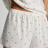 Pyjama shorts Pointelle, Wit