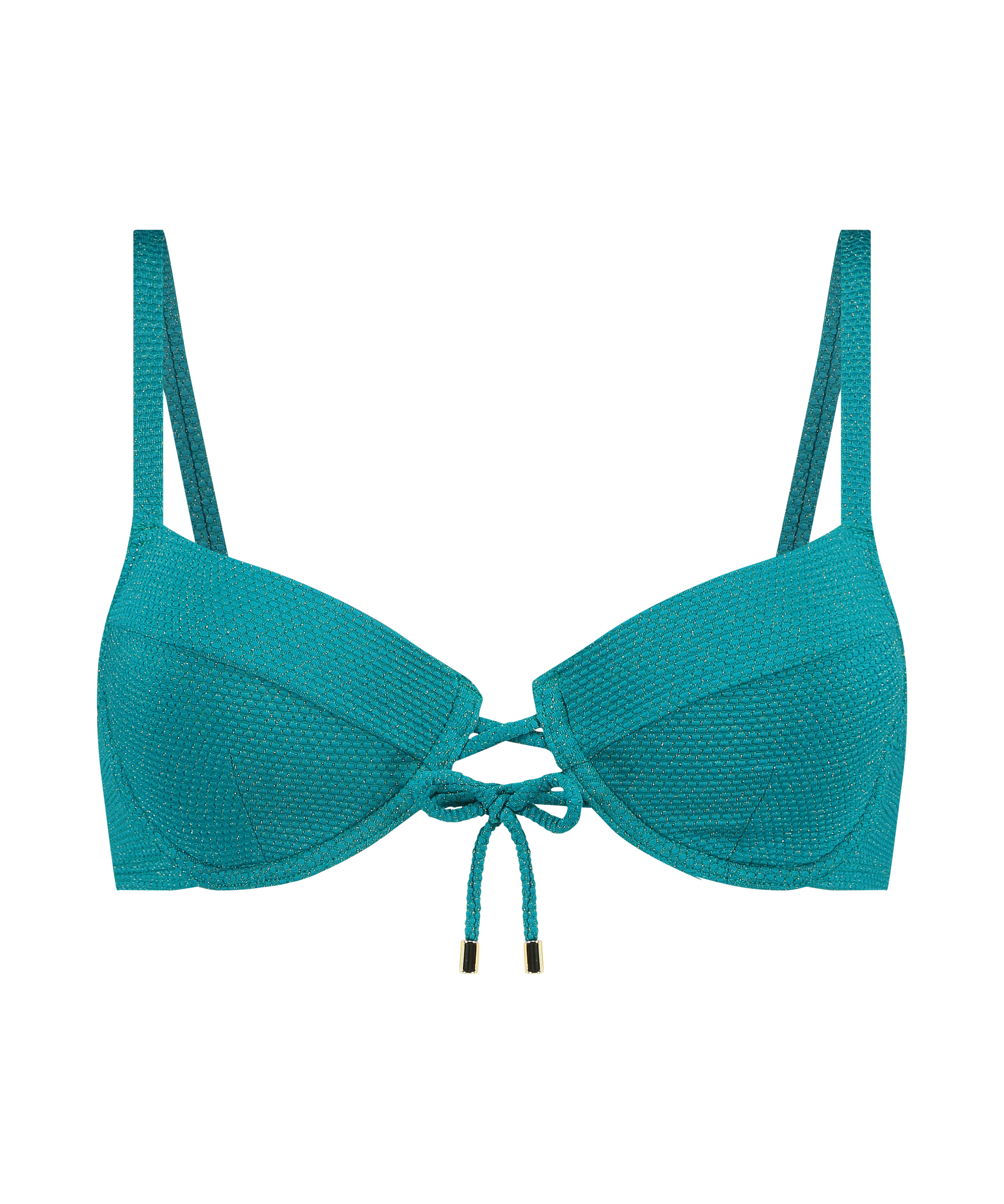 Haut de bikini Relief, Vert, main