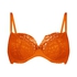 Soutien-gorge &agrave; armatures non-pr&eacute;form&eacute; Marine, Orange