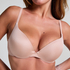 Soutien-gorge &agrave; armatures pr&eacute;form&eacute; push-up Smooth, Beige