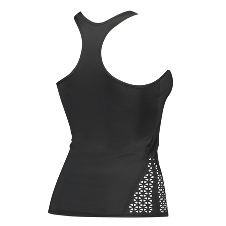 HKMX Tanktop Lasercut, Zwart