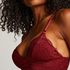 Triangle Bralette Marine, Rood