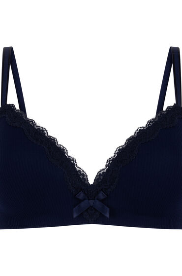 Hunkemöller Voorgevormde bh zonder beugel Lola Blauw, foto 3