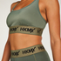 HKMX Soutien-gorge de sport The Crop Logo Level 1, Vert