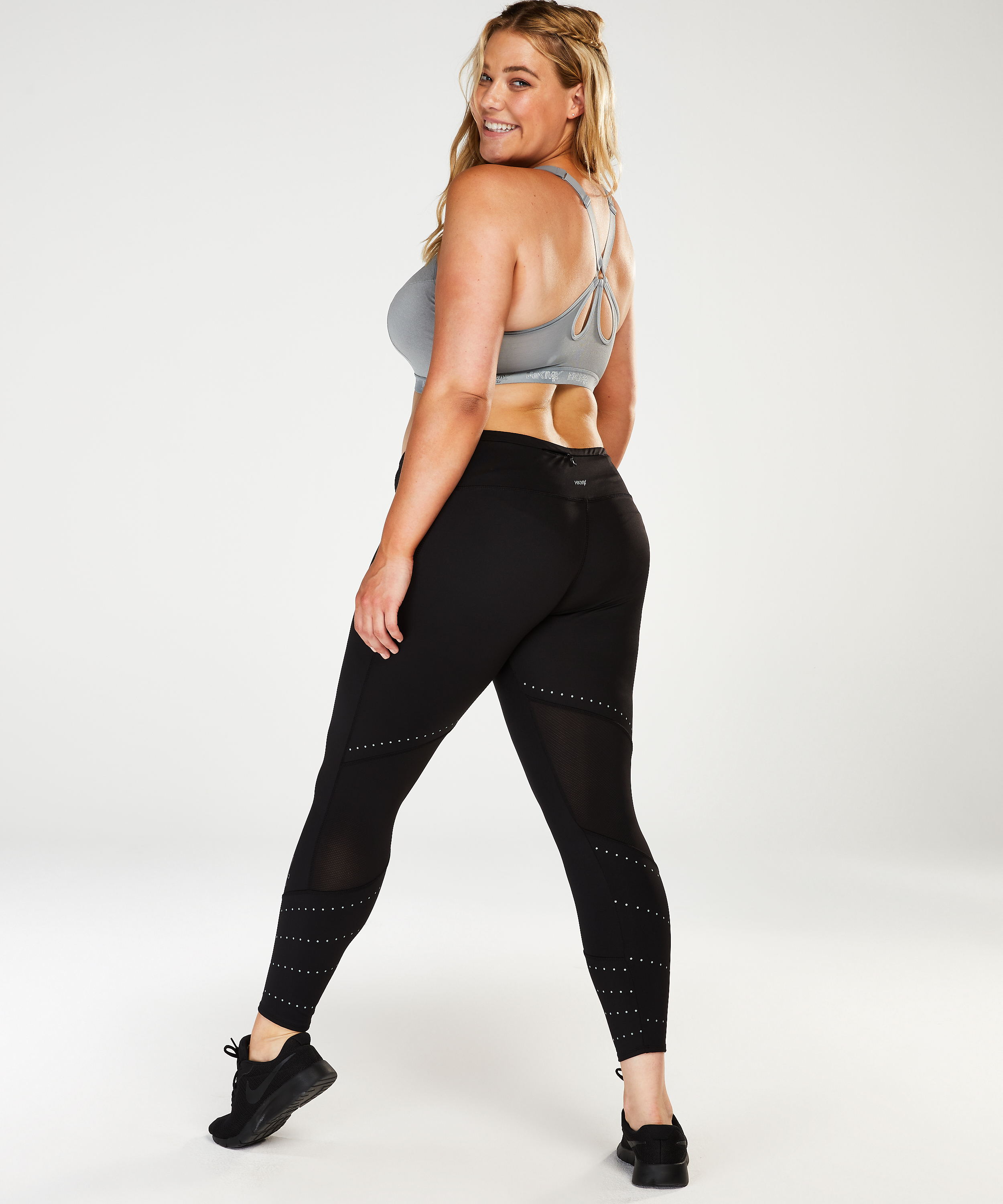 HKMX Soutien-gorge de sport The Pro Maintien niveau 3, Gris, main