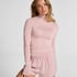 super soft Turtleneck shirt met Cashmere, Roze