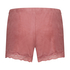 Short velours dentelle, Rose