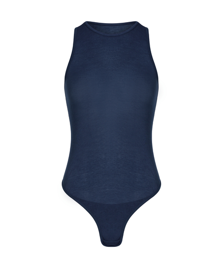 super soft Body met Cashmere, Blauw