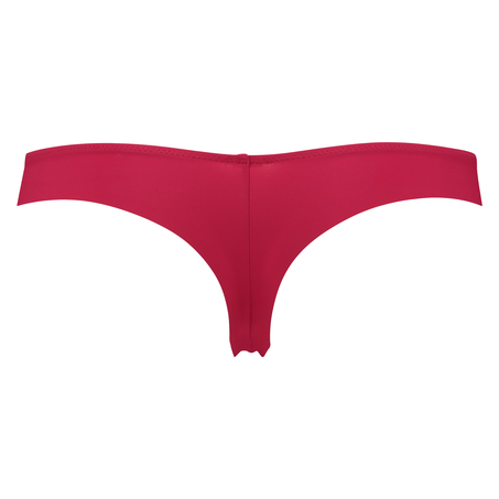 Satin fleece string, Rood