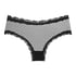 Slip brésilien V-shape mesh, Noir