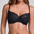 Soutien-gorge à armatures non-préformé Marine, Noir