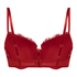 Soutien-gorge &agrave; armatures pr&eacute;form&eacute; Teddy, Rouge