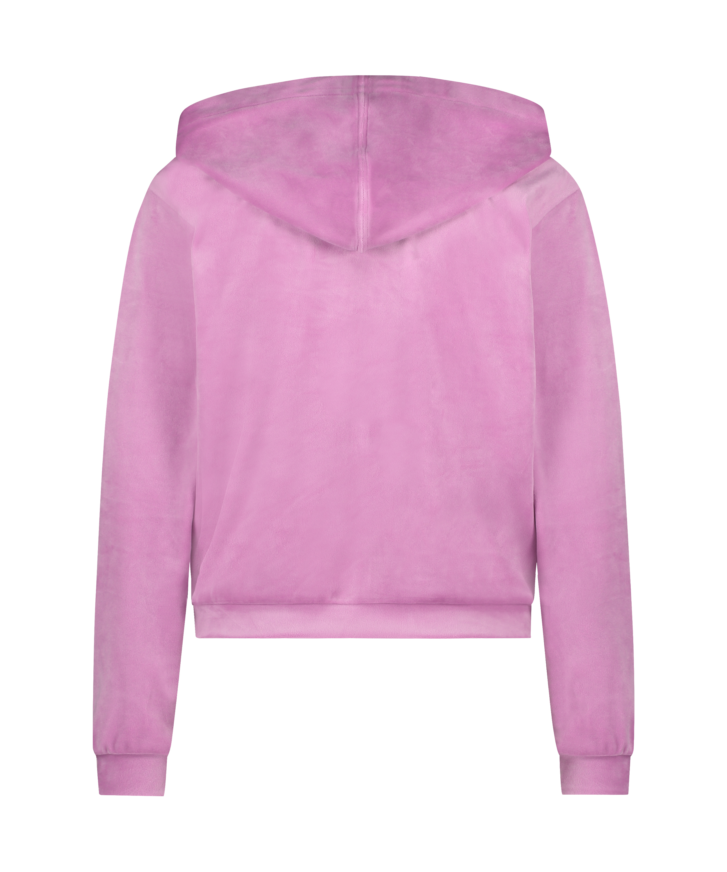 Hoodie jas Velours, Roze, main