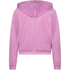 Hoodie jas Velours, Roze
