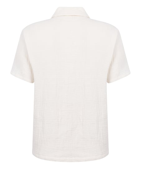 Veste en mousseline, Blanc