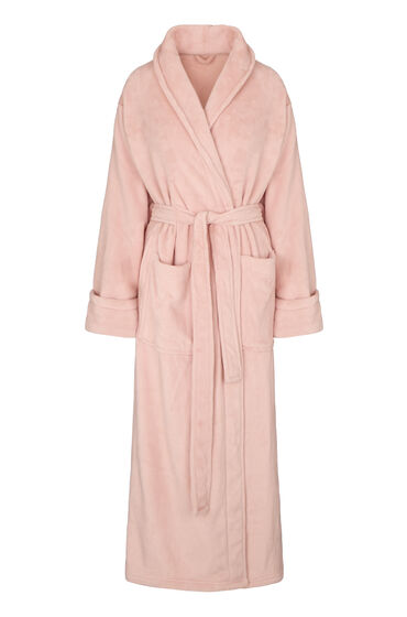 Hunkemöller Badjas van zachte fleece Roze, foto 3