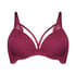 Voorgevormde beugel bh Georgia, Rood