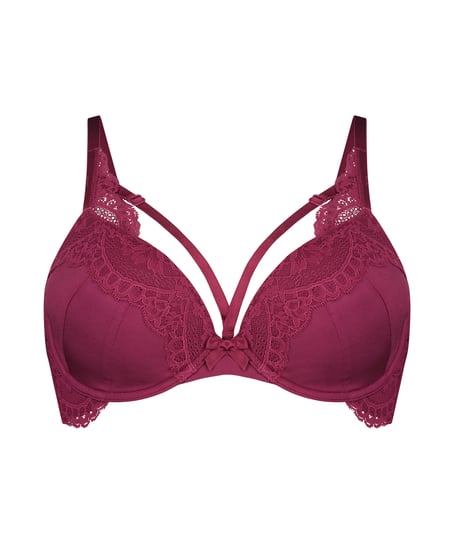 Voorgevormde beugel bh Georgia, Rood