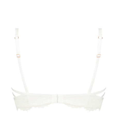 Soutien-gorge &agrave; armatures non-pr&eacute;form&eacute; longline Eve, Blanc