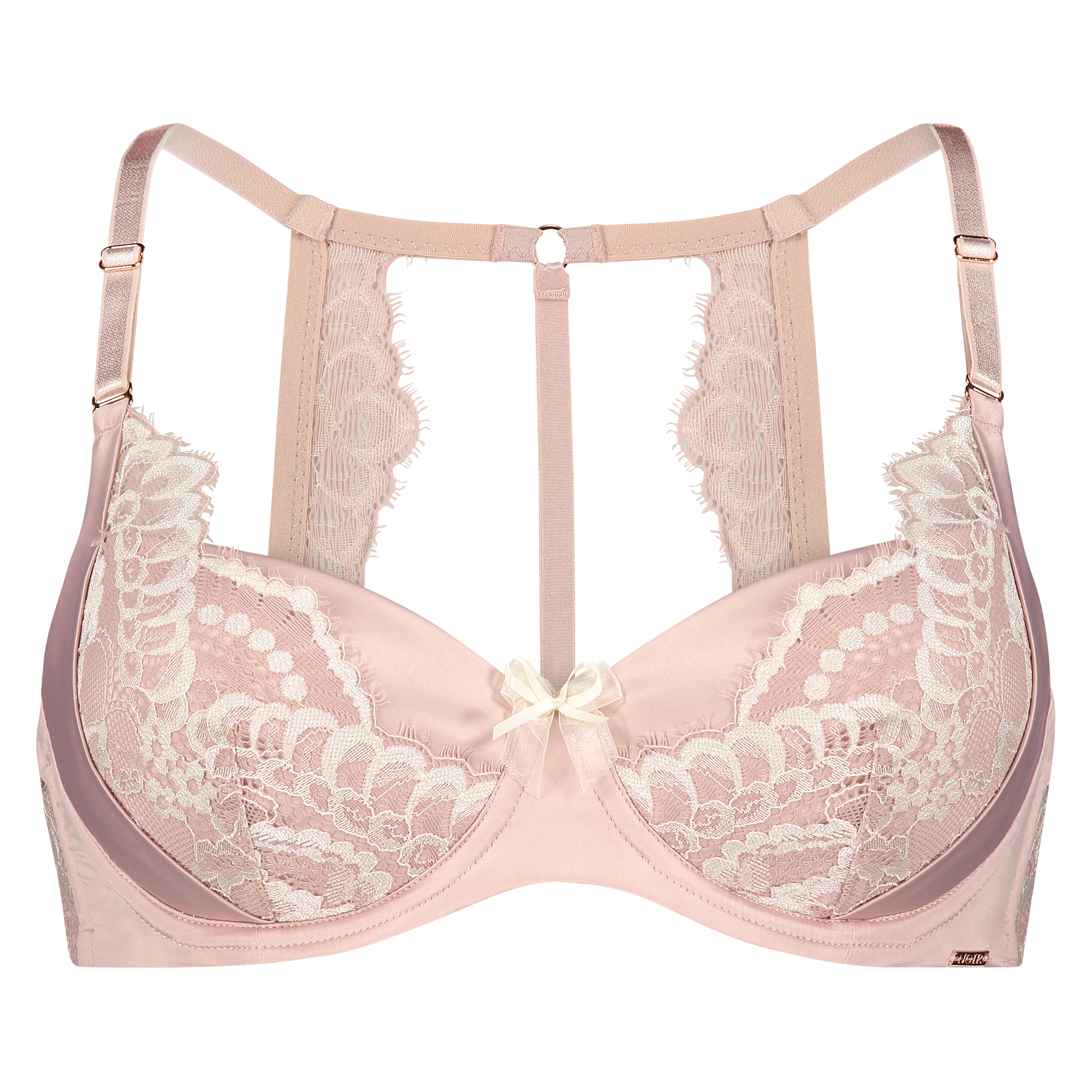 Soutien-gorge &agrave; armatures pr&eacute;form&eacute; Allegra, Rose, main