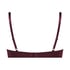 Soutien-gorge &agrave; armatures pr&eacute;form&eacute; Plunge, Rouge