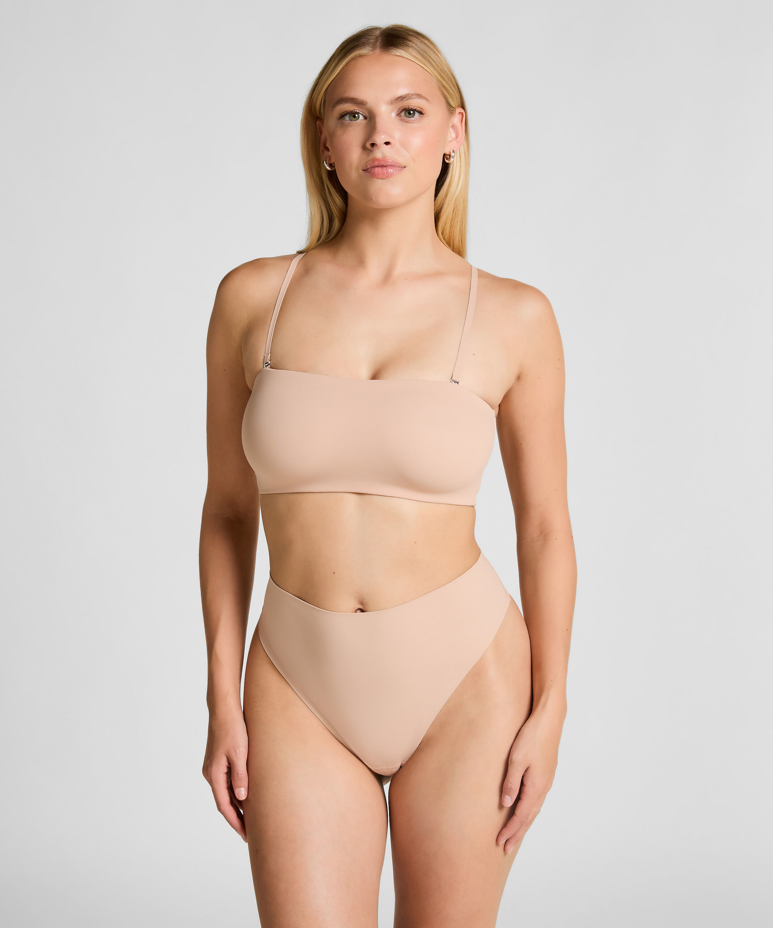 Bandeau Bralette Smooth, Beige