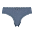 Slip brésilien coton, Bleu