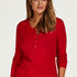 Pyjamatop lange mouwen, Rood