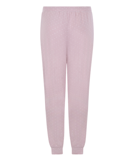 Pyjamabroek Jersey, Roze