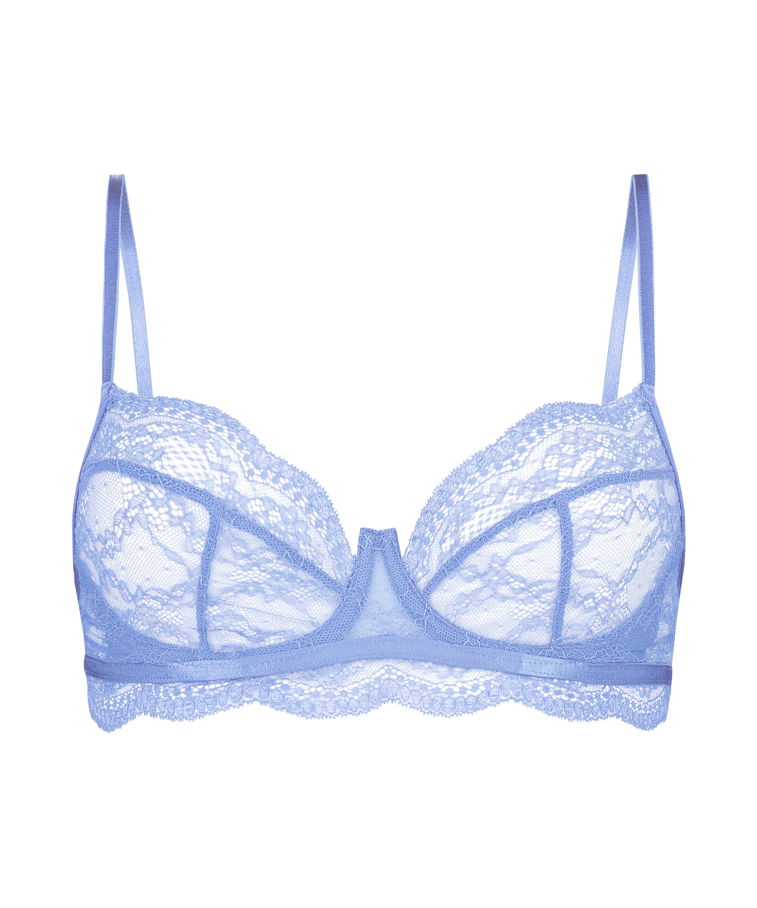 Soutien-gorge non-rembourr&eacute; &agrave; armatures Isabelle, Pourpre