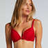 Soutien-gorge &agrave; armatures pr&eacute;form&eacute; push-up Maya, Rouge
