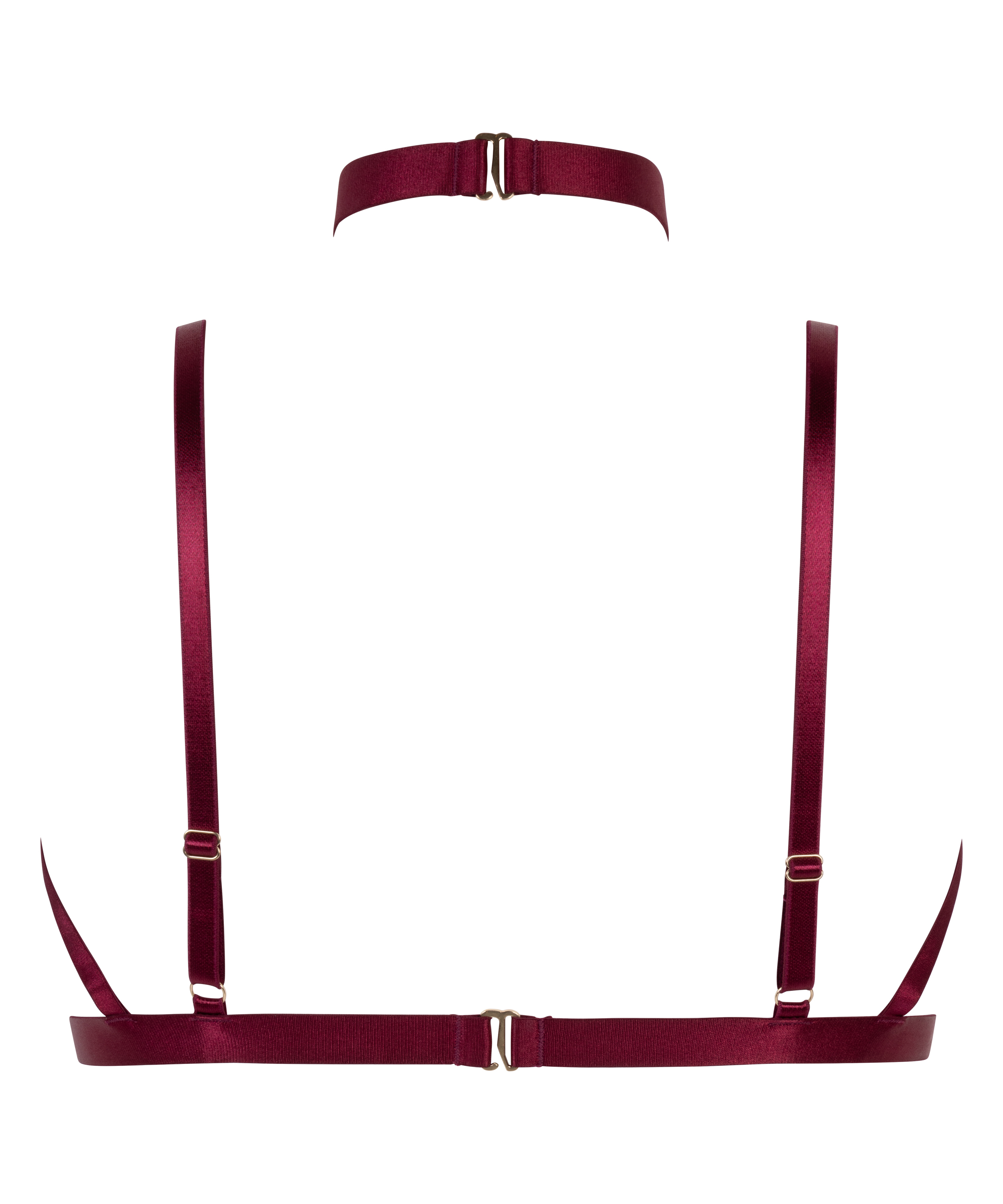 Haut harnais Scarlett, Rouge, main