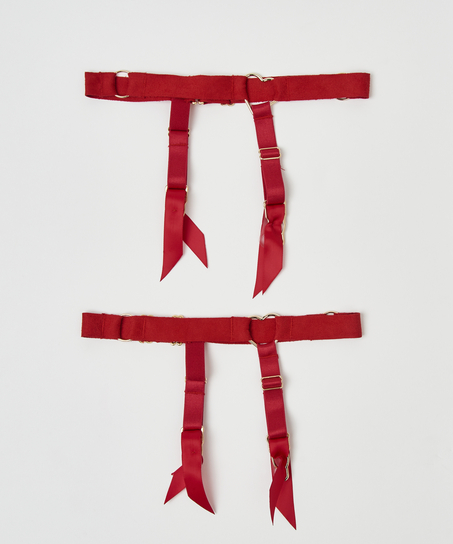 Private Jarretel Cuffs, Rood