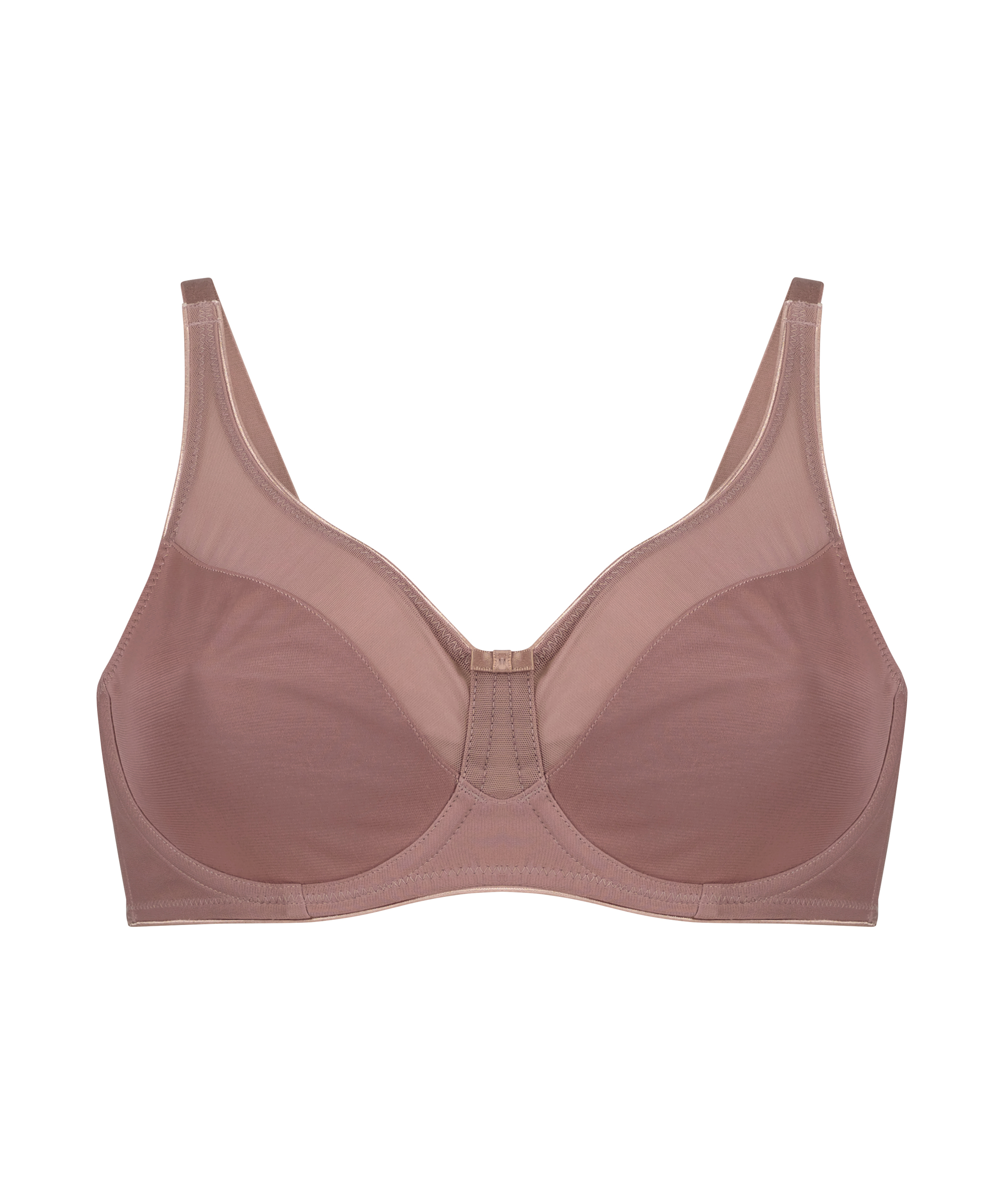 Soutien-gorge à armatures non-préformé minimiseur Nina, Pourpre, main