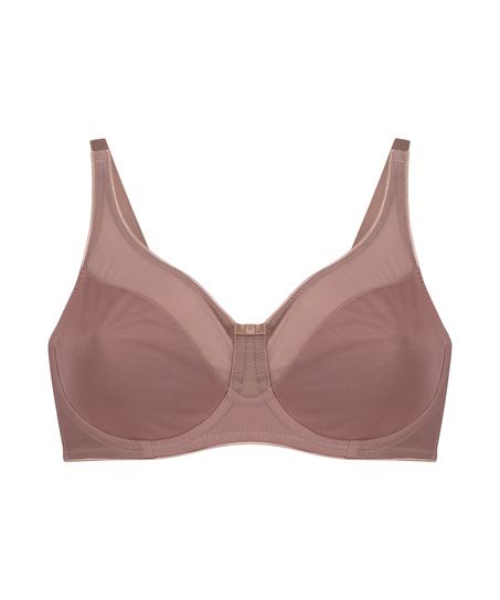 Soutien-gorge à armatures non-préformé minimiseur Nina, Pourpre