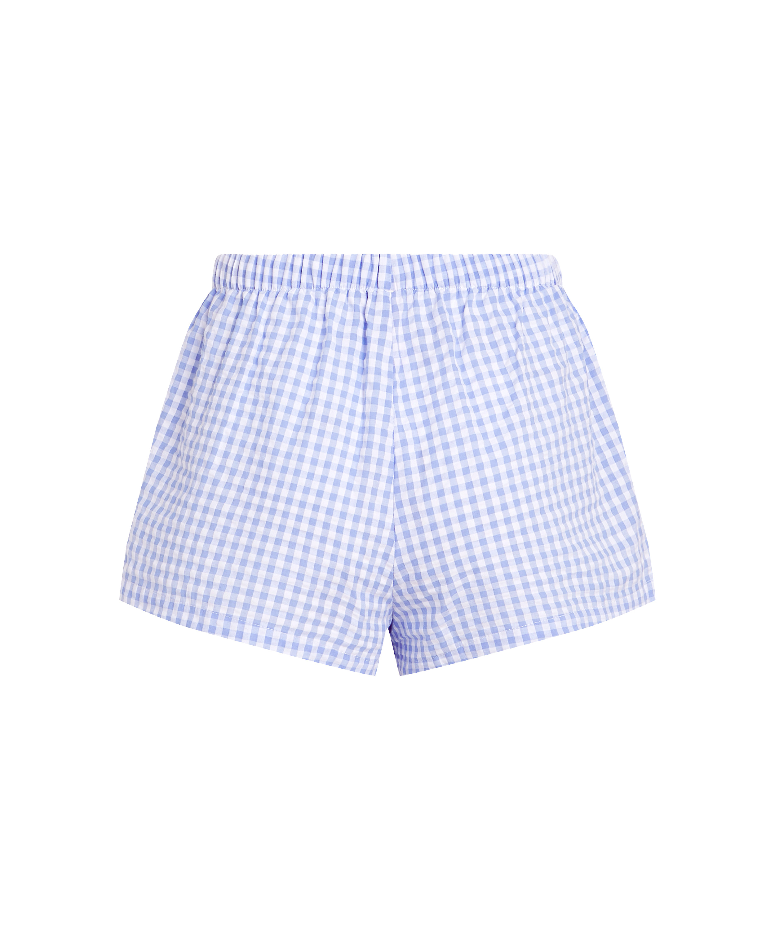 Shorts Seersucker, Blauw, main