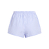 Shorts Seersucker, Blauw