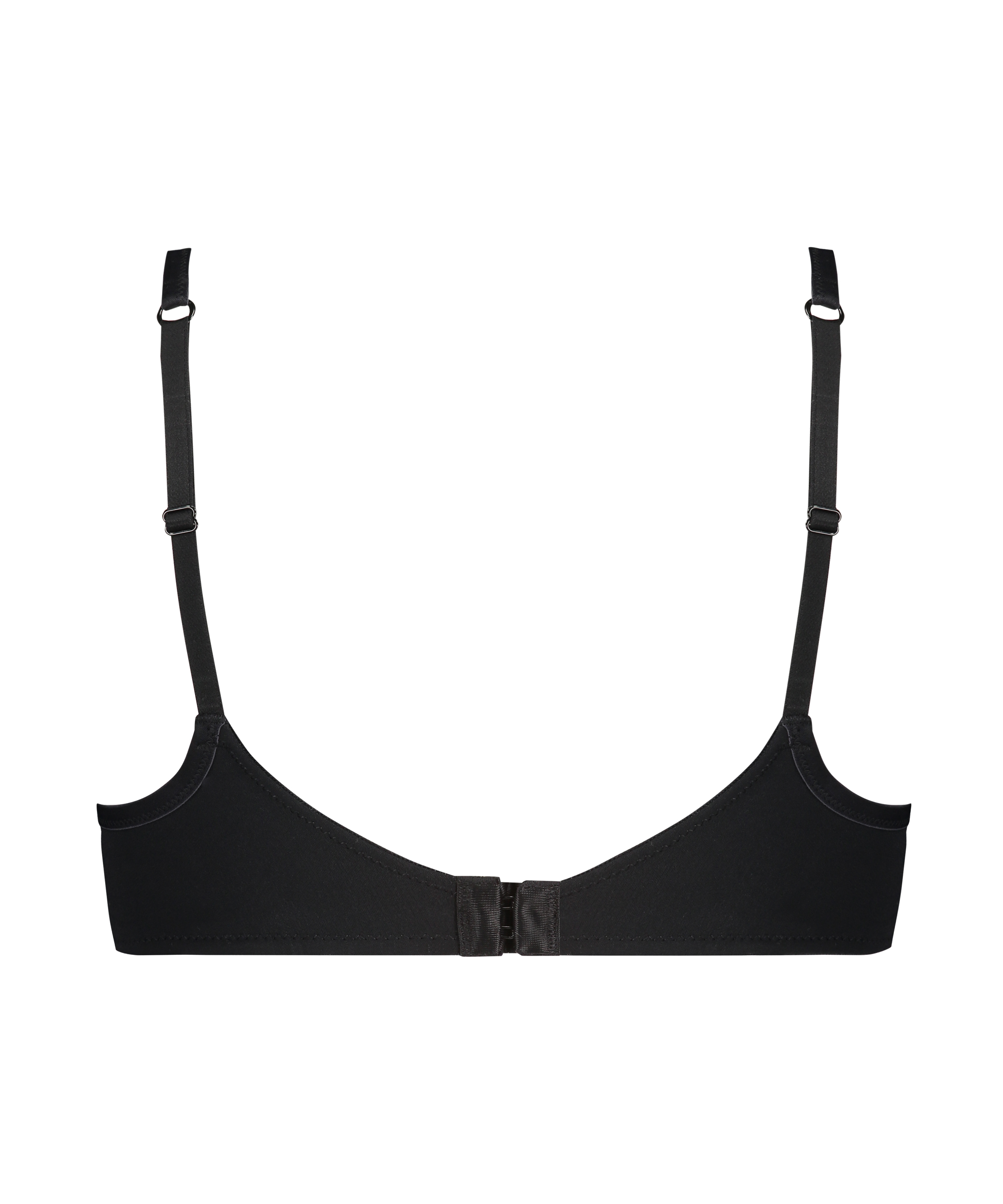 Soutien-gorge &agrave; armatures pr&eacute;form&eacute; en maille, Noir, main