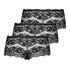 3-pack boxer Sienna, Zwart
