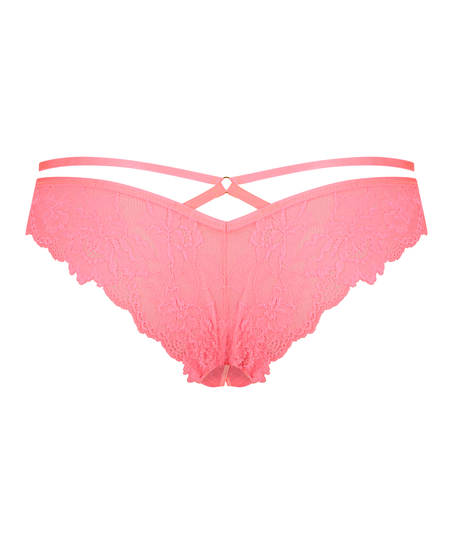 Brazilian met open kruis Sosha, Roze