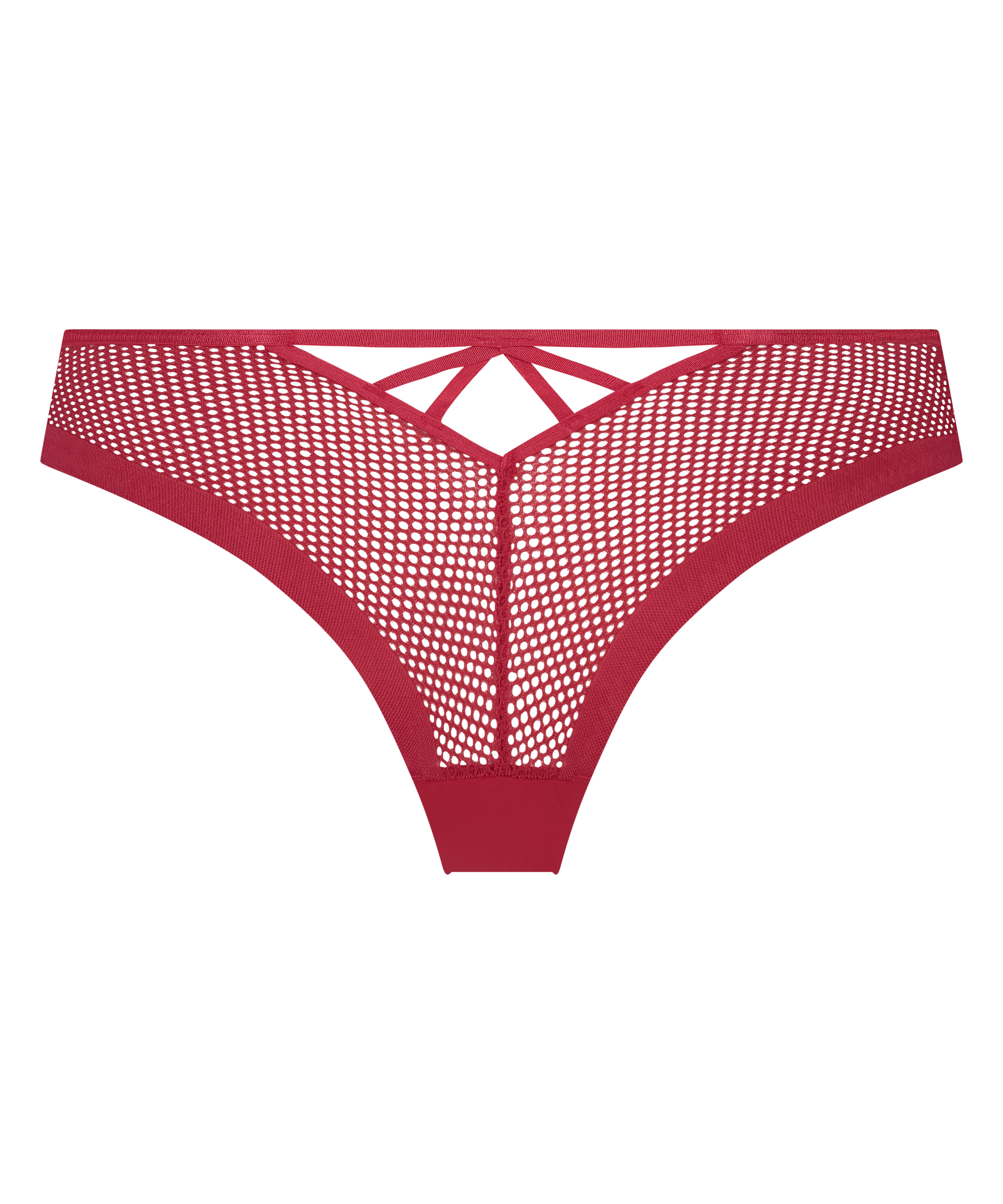 Invisible brazilian Fishnet, Rood, main