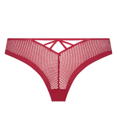 Invisible brazilian Fishnet, Rood