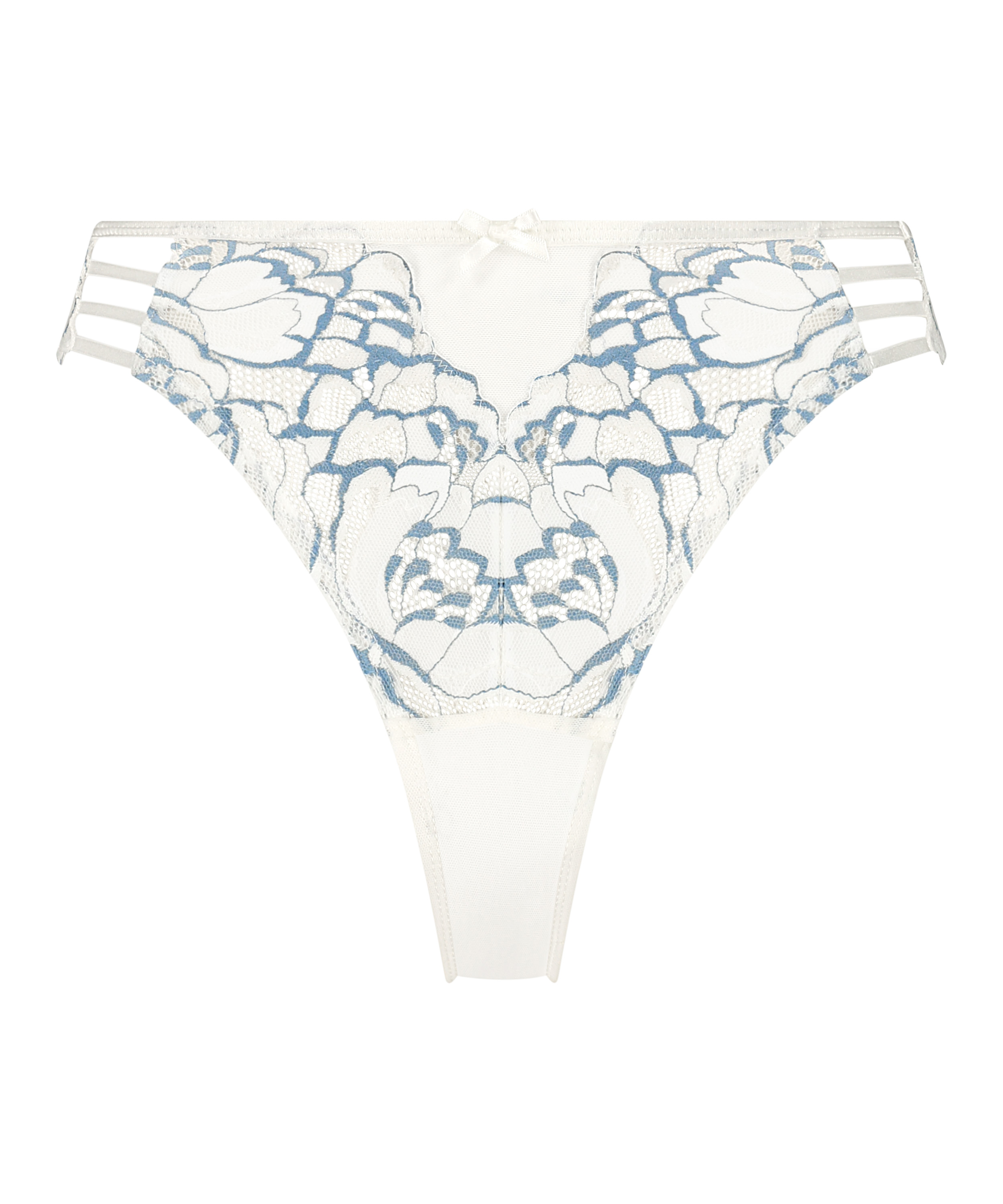 Slip brésilien Cindy, Blanc, main