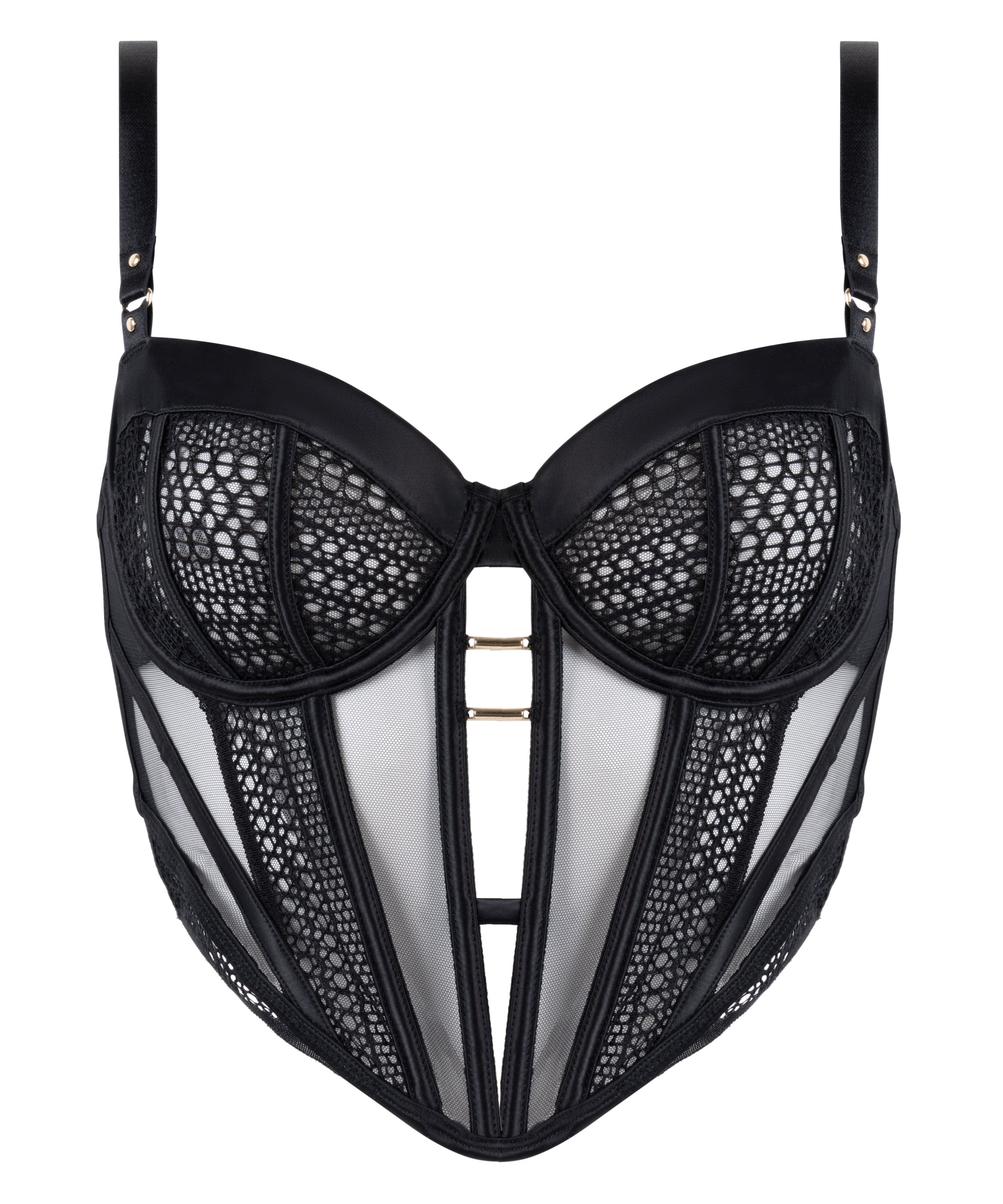 Niet-voorgevormde longline beugel bh Missy, Zwart, main