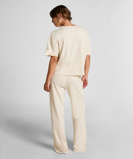 Pyjama set, Blanc