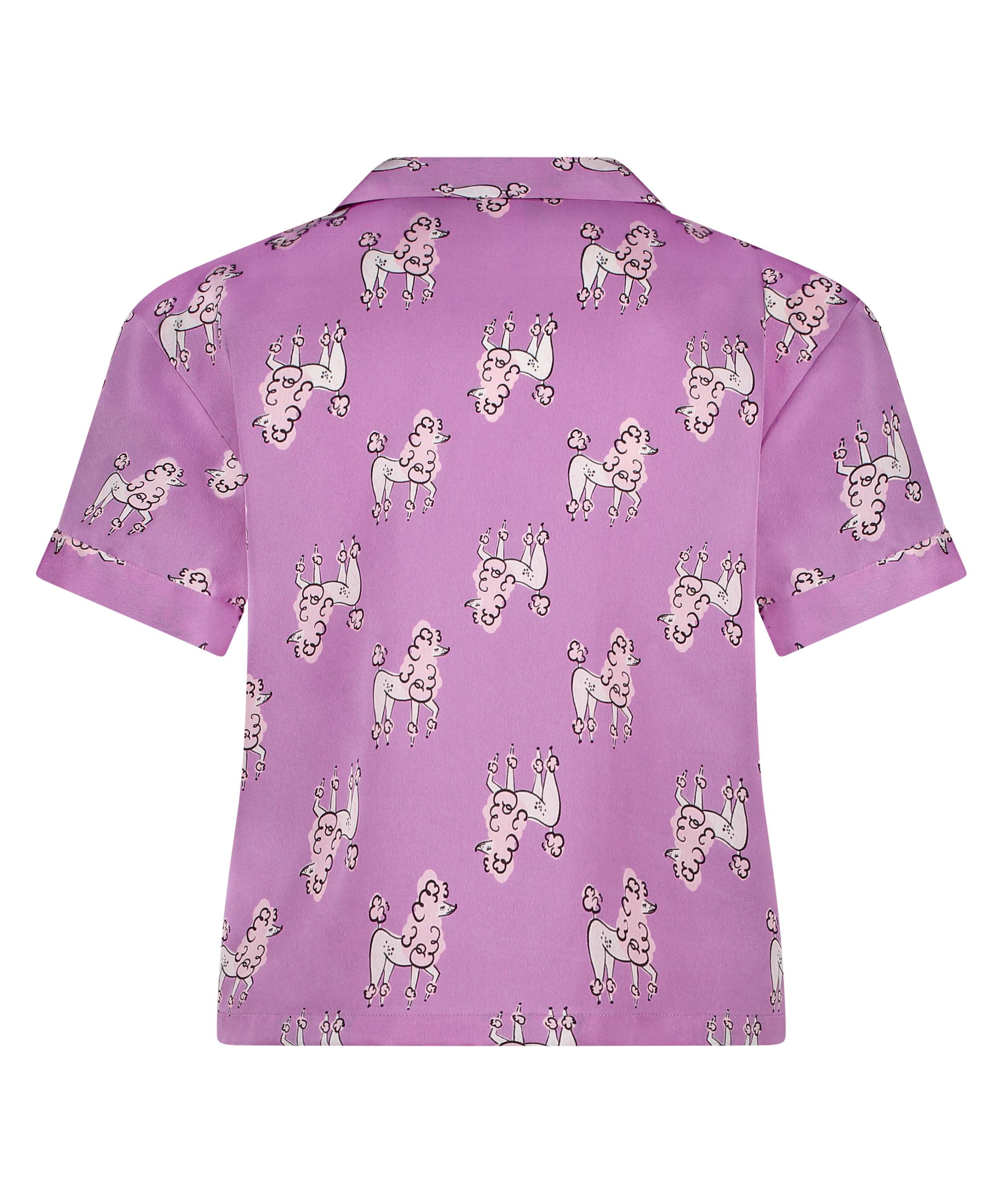 Jacket Satin, Paars, main