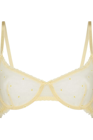 Hunkemöller Niet-Voorgevormde Beugel Bh Flora Geel, foto 3