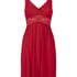 Slipdress Nora Lace, Rood