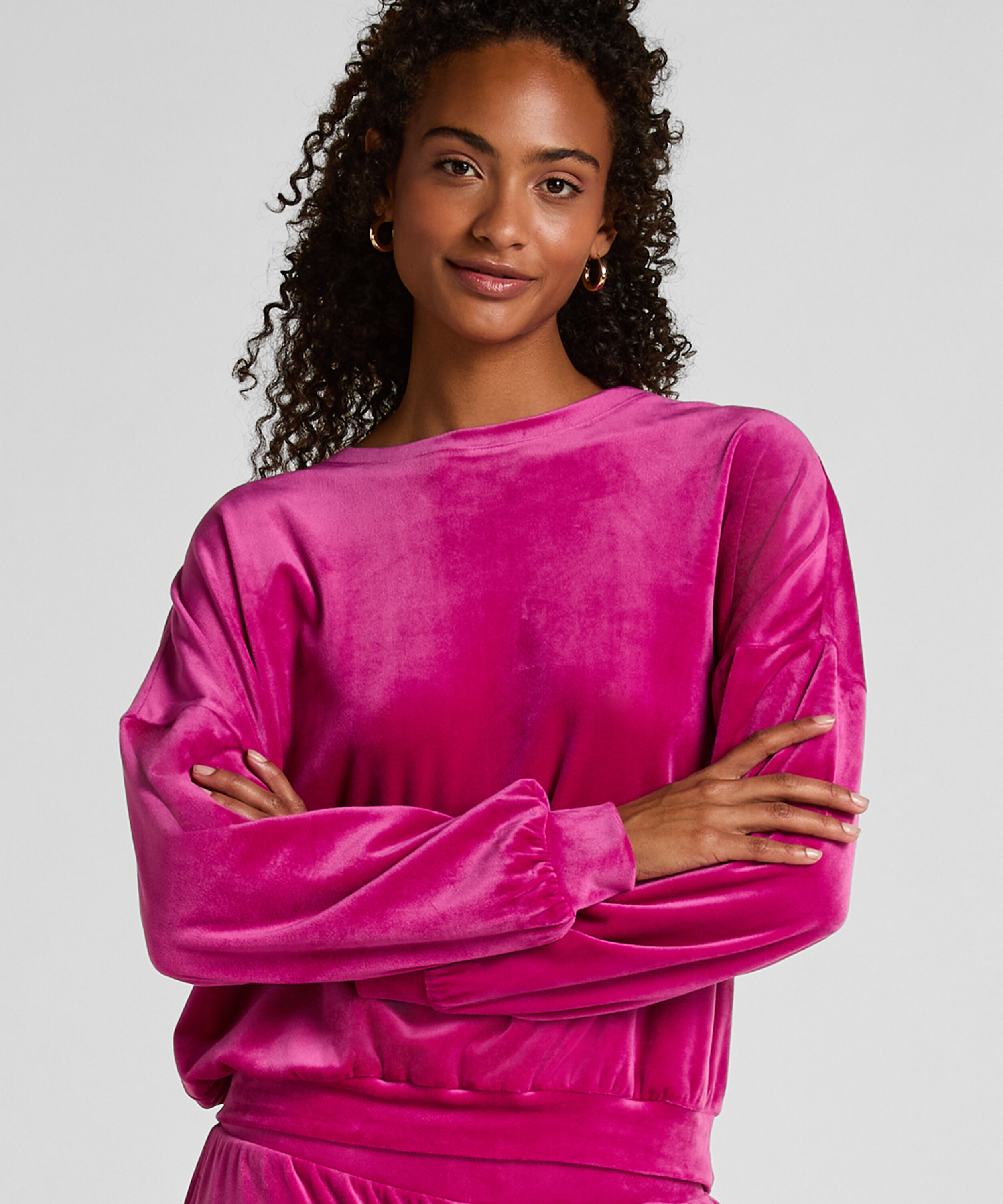 Velours Top, Roze